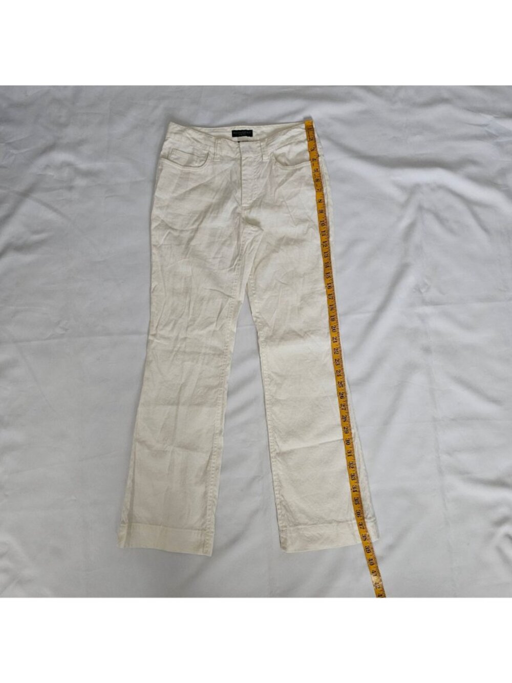 Banana Republic Stretch Cotton-Linen Blend Straight Leg Pants Women's Size 2 - Picture 11 of 11
